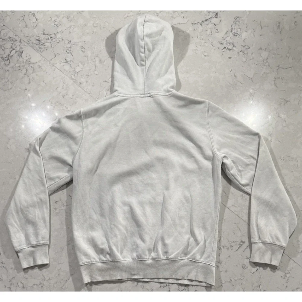 The North Face Hoodie Men Mediums White Fleece Half Dome Pullover Sweatshirt